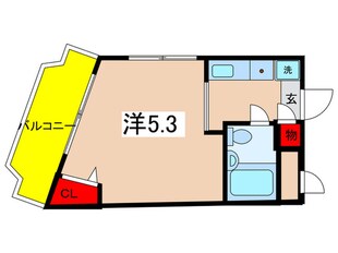 ドム登戸Ⅱ（305）の物件間取画像